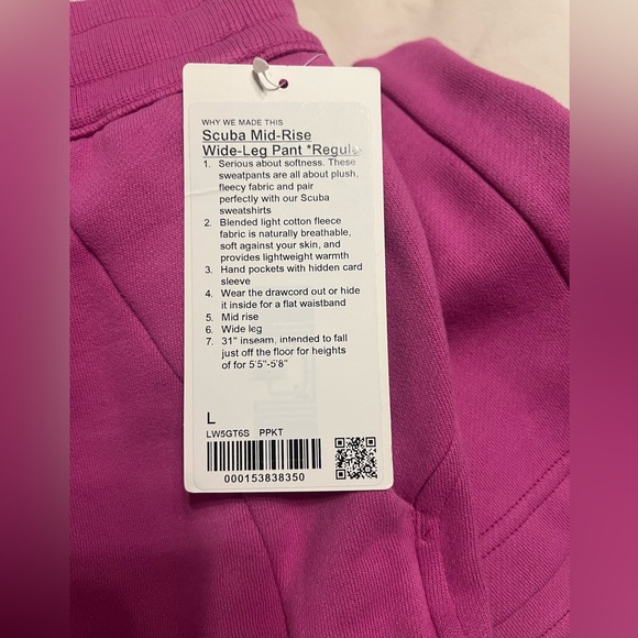 Lululemon Scuba Wide Leg Pant - Picture 3 of 4